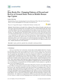 Changing Patterns of Discard and Re-Use of Ground Stone Tools in Middle Bronze Age Cyprus