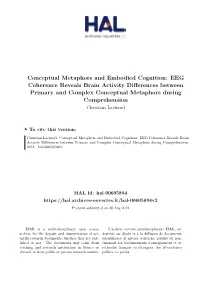 Conceptual Metaphors and Embodied Cognition