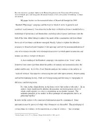 QTGNC Resistance, Neoliberalism, and Social Memory