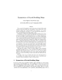 Symmetries of Period-Doubling Maps