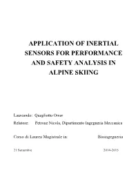 Application of Inertial Sensor for Performance and Safety Analysis In