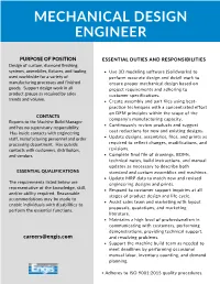 Mechanical Design Engineer
