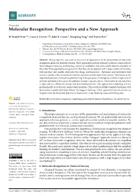 Molecular Recognition: Perspective and a New Approach