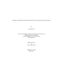 Near-Shore Sediment Transport Under Cnoidal Waves Using Particle Image Velocimetry