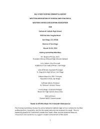 Self-‐Study Visiting Committee Report