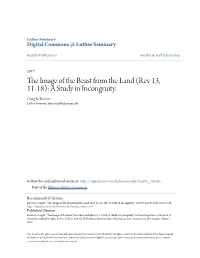 The Image of the Beast from the Land (Rev 13, 11-18)