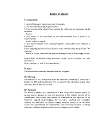 II. Term the Term of the Nominated Members Shall Be Two Years