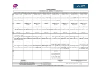 Prague Open Order of Play - Monday, 31 August 2020