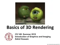 Basics of 3D Rendering