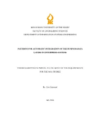 Ben Gurion University of the Negev Faculty of Engineering Sciences Depratment of Information Systems Engineering