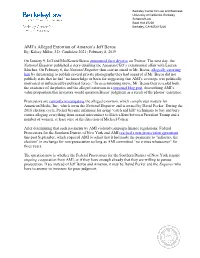 AMI's Alleged Extortion of Amazon's Jeff Bezos