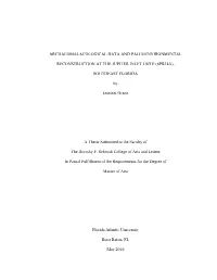 Archaeomalacological Data and Paleoenvironmental