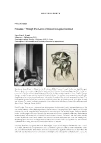 Picasso Through the Lens of David Douglas Duncan