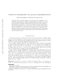 Cosets of Monodromies and Quantum Representations