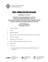 Vre Operations Board