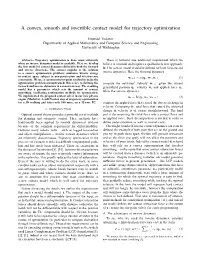 A Convex, Smooth and Invertible Contact Model for Trajectory Optimization