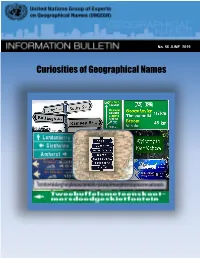 Curiosities of Geographical Names