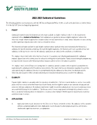 Sabbatical Leave Guidelines