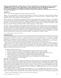 Dissociated Horizontal Deviation: Clinical Spectrum, Pathogenesis