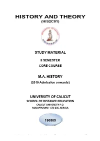 History and Theory (His2c01)