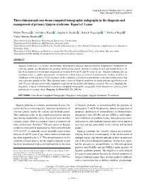 Three-Dimensional Cone-Beam Computed Tomographic Sialography in the Diagnosis and Management of Primary Sjögren Syndrome: Report of 3 Cases