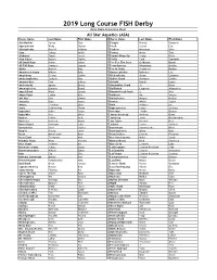 2019 Horse Name Cheat Sheet FINAL