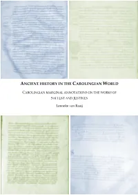 Ancient History in the Carolingian World