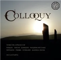 'Colloquy' CD Booklet.Indd