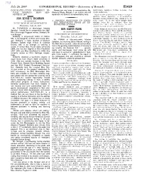 CONGRESSIONAL RECORD— Extensions Of