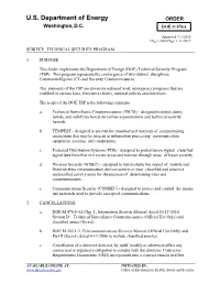Technical Security Program