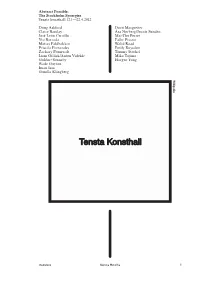 Tensta-Konsthall-Abstract-Possible-English-Guide.Pdf