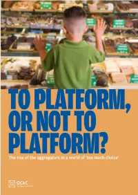 The Rise of the Aggregators in a World of 'Too Much Choice'