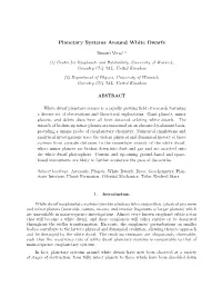 Aspects of Planetary Systems Around White Dwarfs