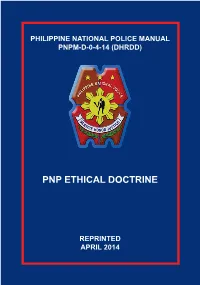 Pnp Ethical Doctrine
