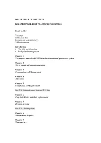 Summary) Table of Contents