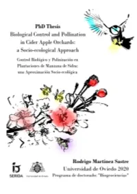 Biological Control and Pollination in Cider Apple Orchards: a Socio-Ecological