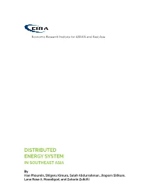 Distributed Energy System in Southeast Asia