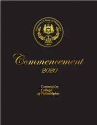 2020 Commencement Program