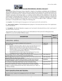 Heliski Operations Review Checklist*