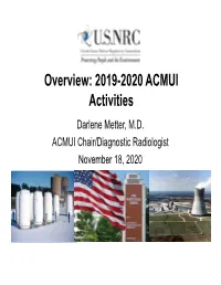 Slides Report on Recent Factors Related to the T&E Report, and Are Not That of the Convened Subcommittee