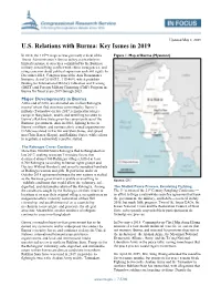 U.S. Relations with Burma: Key Issues in 2019