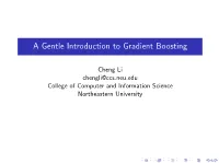 A Gentle Introduction to Gradient Boosting