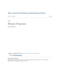 Diseases of Cypresses Willis W