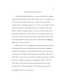 History, Background, Context