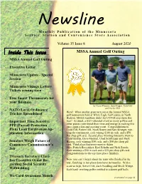 Inside This Issue MSSA Annual Golf Outing