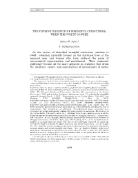 To Wrongful Convictions
