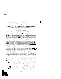 Man and the Changing Fish Fauna of the American Southwest