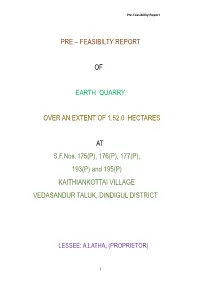 Pre-Feasibility Report