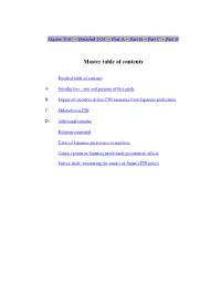 Table of Contents
