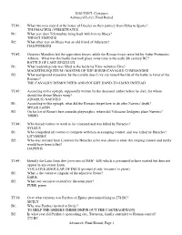 2010 Advanced Certamen Finals